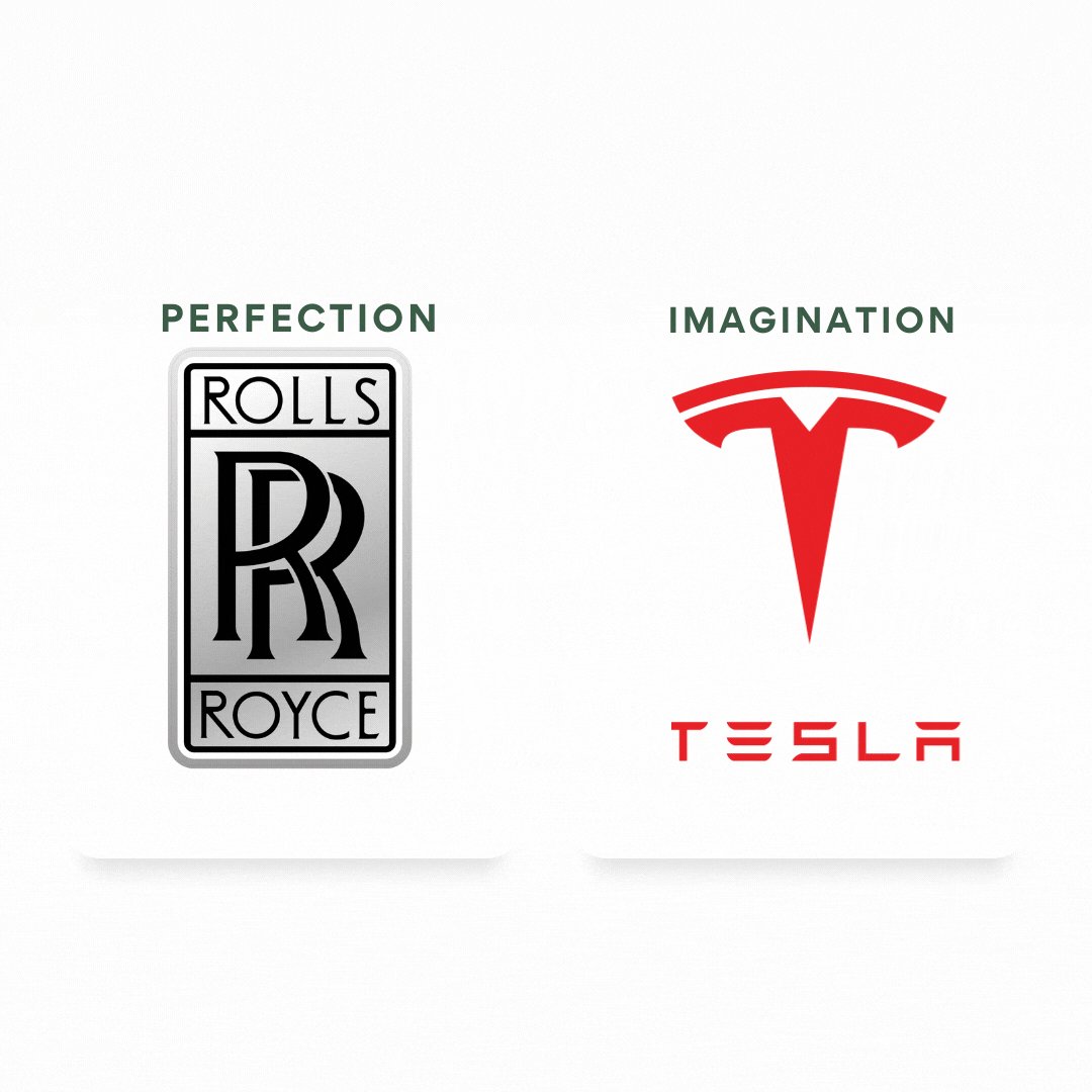 Rolls Royce Vs Tesla | Who is going to Capture the electric Car's Market |  Perfection Vs Imagination